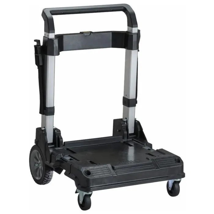 Stanley TSTAK FATMAX Carrito de Transporte con 4 Ruedas - Carga Máxima 100 kg - Aluminio