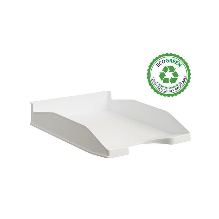Archivo 2000 Bandeja Ecogreen Apilable 3 Posiciones 345x255x60 mm Reciclado Blanco Pastel Archivo 2000 Bandeja Ecogreen Apilable 3 Posiciones 345x255x60 mm Reciclado Blanco Pastel
