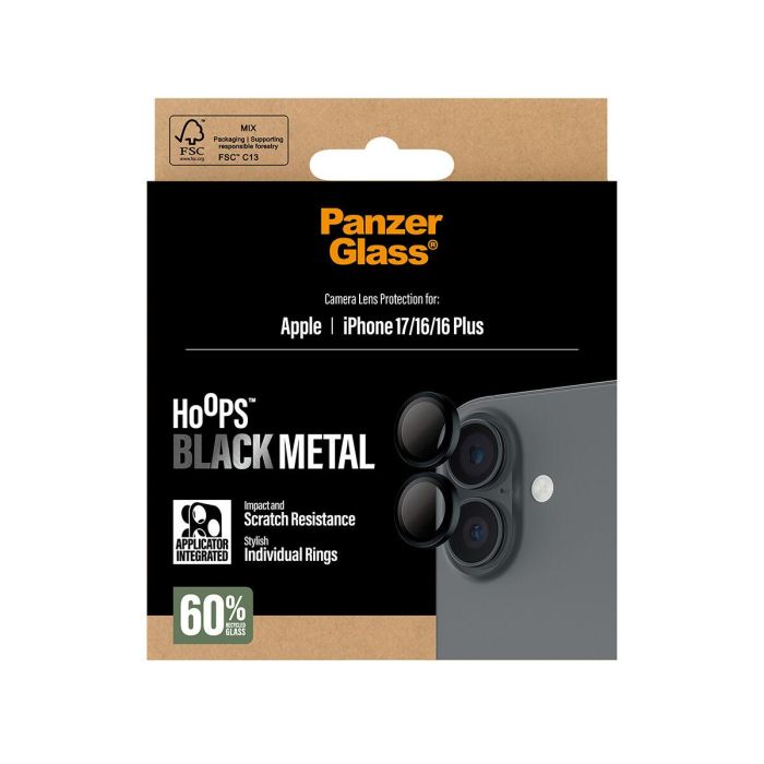 Protector de Lente Panzer Glass PG55024 Negro 3 Protector de Lente Panzer Glass PG55024 Negro 3
