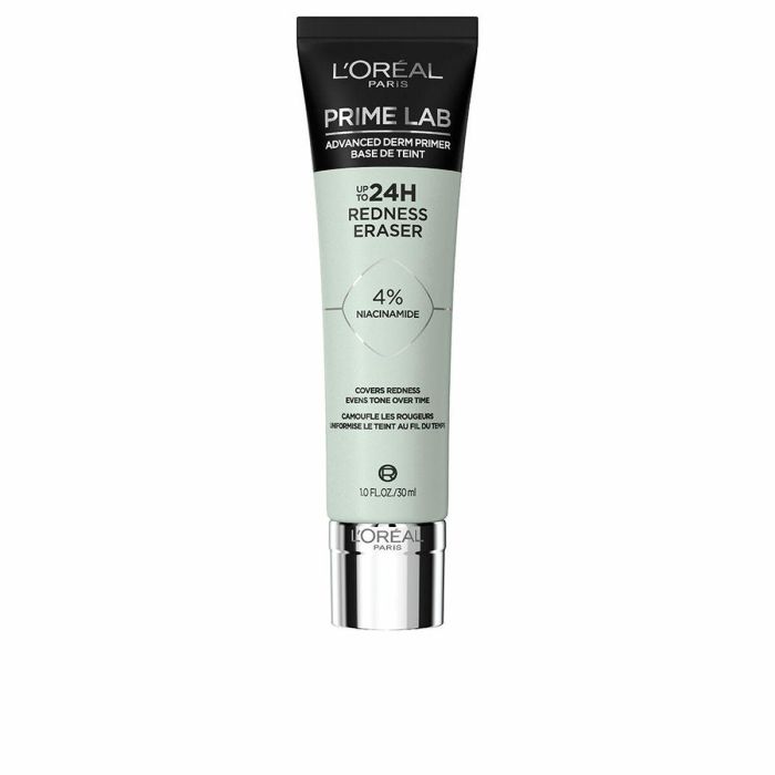 L'Oréal Paris PRIME LAB 24H Borrador de Rojeces, Prebase Maquillaje con Niacinamida L'Oréal Paris PRIME LAB 24H Borrador de Rojeces, Prebase Maquillaje con Niacinamida