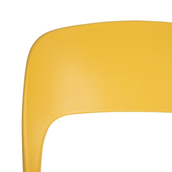 Silla Apilable Amarillo Polipropileno 43 X 43 X 83,20 cm