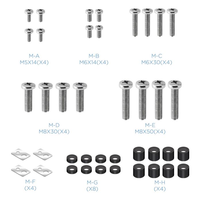 TooQ LP42130T-B Soporte de Pared Fijo Inclinable para TV 60-100" hasta 130kg. Ángulo ±15°, Negro, 130mm, Curvas. 4 TooQ LP42130T-B Soporte de Pared Fijo Inclinable para TV 60-100" hasta 130kg. Ángulo ±15°, Negro, 130mm, Curvas. 4