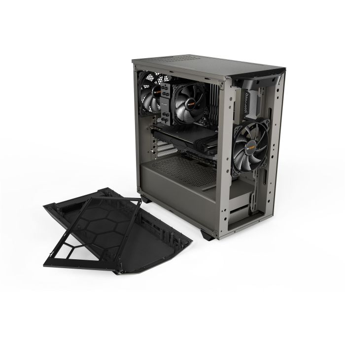 Be Quiet! PURE BASE 500 Midi Tower mettalic grey con ventana 6 Be Quiet! PURE BASE 500 Midi Tower mettalic grey con ventana 6
