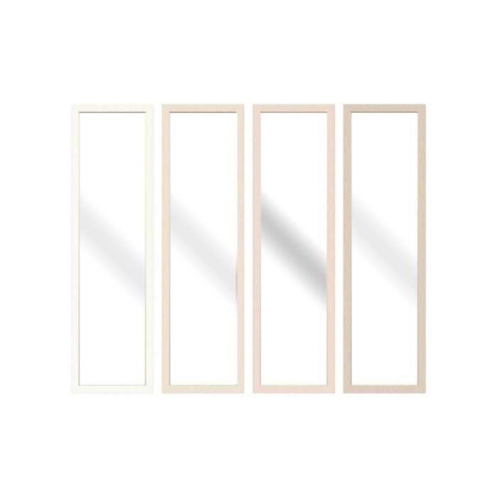 Espejo Moderno DKD Home Decor Blanco Beige 2 x 132 x 35 cm (4 Unidades) 0 Espejo Moderno DKD Home Decor Blanco Beige 2 x 132 x 35 cm (4 Unidades) 0