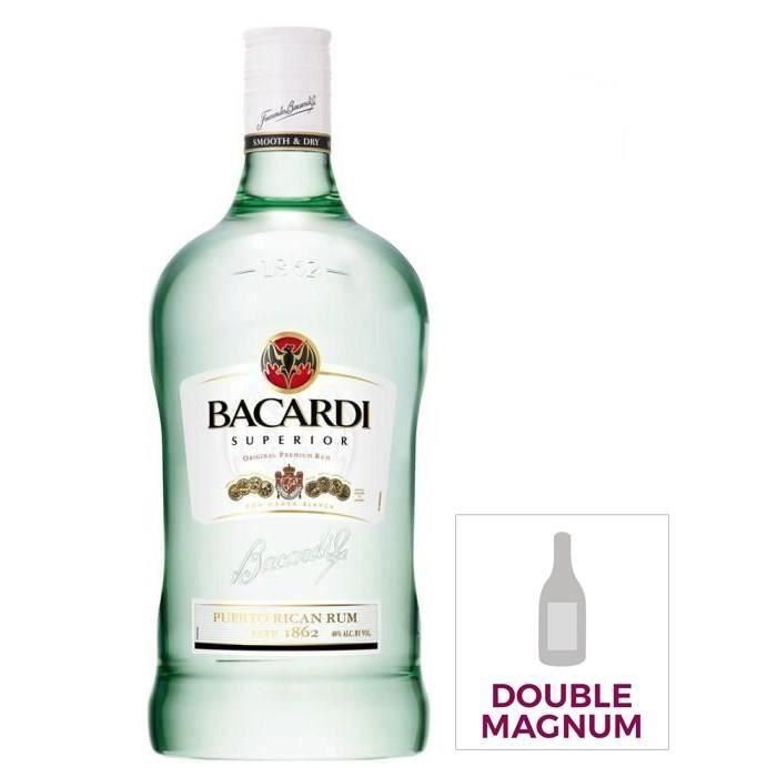 Bacardi Carta Blanca Ron Blanco 300 cl - 37.5 °