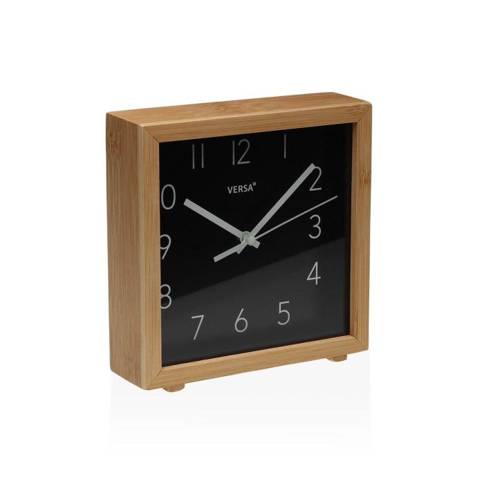 Reloj de Mesa Versa Negro Minimalista