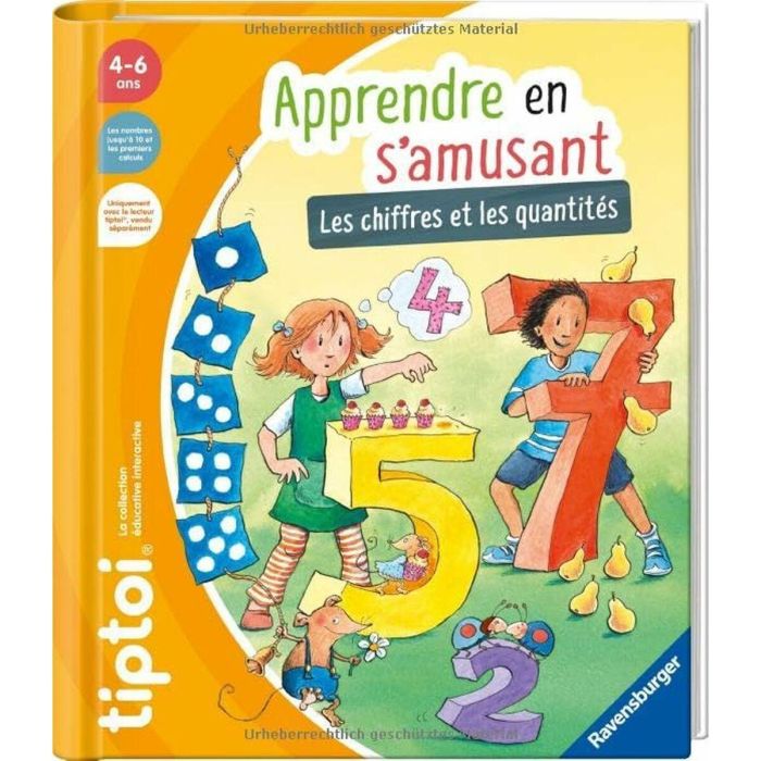 Ravensburger RAV13099049 tiptoi Aprendiendo divirtiéndose: Números y cantidades 1