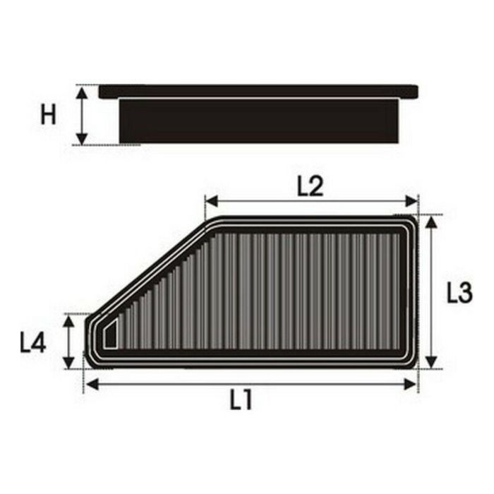 Filtro de aire Green Filters P960137 1 Filtro de aire Green Filters P960137 1