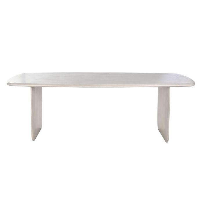 Mesa de Comedor Home ESPRIT Blanco Madera de mango 218 x 100 x 76 cm 2 Mesa de Comedor Home ESPRIT Blanco Madera de mango 218 x 100 x 76 cm 2