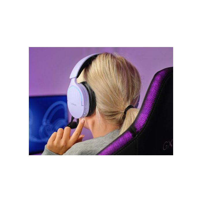 Trust GXT 490P FAYZO Auriculares Alámbricos Gaming USB Sonido Envolvente 7.1 Micrófono RGB Negro/Púrpura 10 Trust GXT 490P FAYZO Auriculares Alámbricos Gaming USB Sonido Envolvente 7.1 Micrófono RGB Negro/Púrpura 10