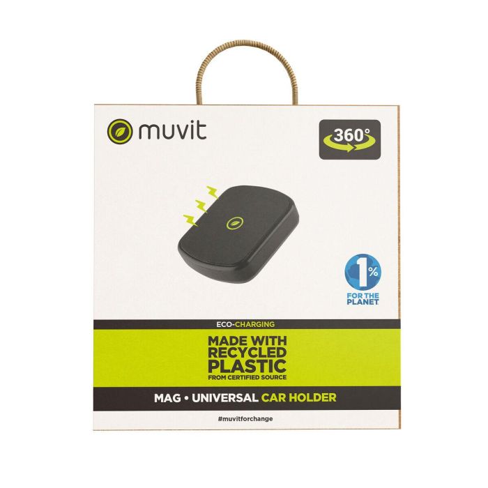 muvit for change soporte coche universal salpicadero magnético negro 4