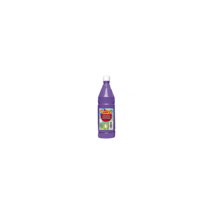 Jovi Tempera Liquida Escolar 1000 ml Violeta para Manualidades y Dibujo 1