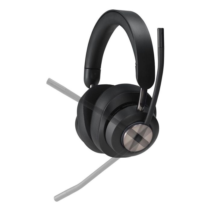 Kensington Auriculares Gaming H3000 PROVC, Diadema Bluetooth 5.2, Negro, 60h Batería, Cancelación Ruido, Micrófono Boom, USB-C, Para PC, PS, Xbox, Android, iOS