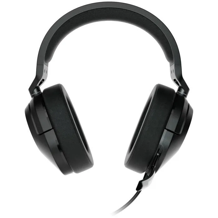 Corsair Auriculares Gaming HS55 Stereo Carbón, Comodidad y Calidad de Sonido CA9011260EU 1