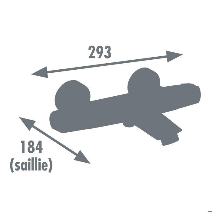 Edouard Rousseau AAAPS00337 Mezclador Termostático para Baño y Ducha NANKA Cromo 1