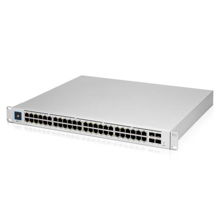Ubiquiti 48x Gigabit Ethernet, 4x 10G SFP+, L2/L3, 1.3" Touch, 176Gbps, 60W 2 Ubiquiti 48x Gigabit Ethernet, 4x 10G SFP+, L2/L3, 1.3" Touch, 176Gbps, 60W 2