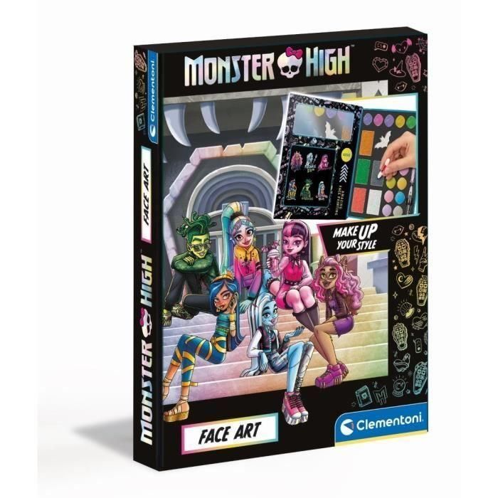 Monster High Makeup Set - Clementoni - Paleta que contiene polvos, sombras y lápices 3 Monster High Makeup Set - Clementoni - Paleta que contiene polvos, sombras y lápices 3