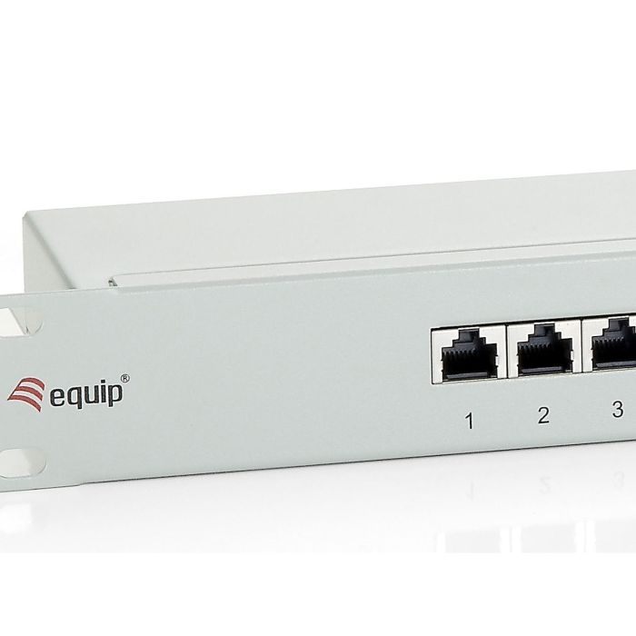 Equip Patchpanel 24x RJ45 Cat6 19" UTP 1HE Premium hellgrau 2