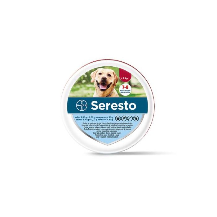 Elanco Seresto Collar 4,50 gr + 8 kg Perro 70 cm