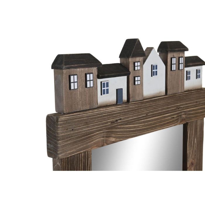 Espejo de pared DKD Home Decor Marrón Acabado envejecido 40 x 9 x 68 cm 3