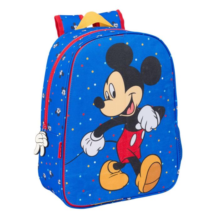 Mochila Escolar Mickey Mouse Clubhouse Good day Azul 26 x 34 x 11 cm 2