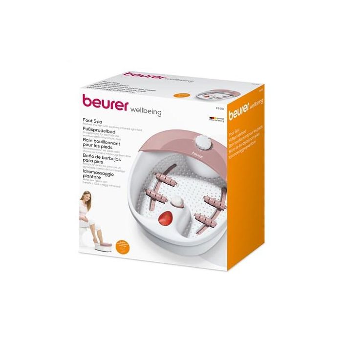 Beurer FB-20 Hidromasaje de Pies con Masaje Vibratorio, Burbujas, Regulación de Temperatura y Luz Infrarroja 3 Beurer FB-20 Hidromasaje de Pies con Masaje Vibratorio, Burbujas, Regulación de Temperatura y Luz Infrarroja 3