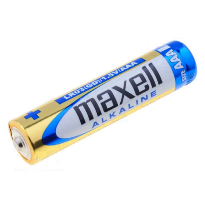 Maxell Pilas Alcalinas AAA LR03 - Pack 4 Unidades 4 Maxell Pilas Alcalinas AAA LR03 - Pack 4 Unidades 4