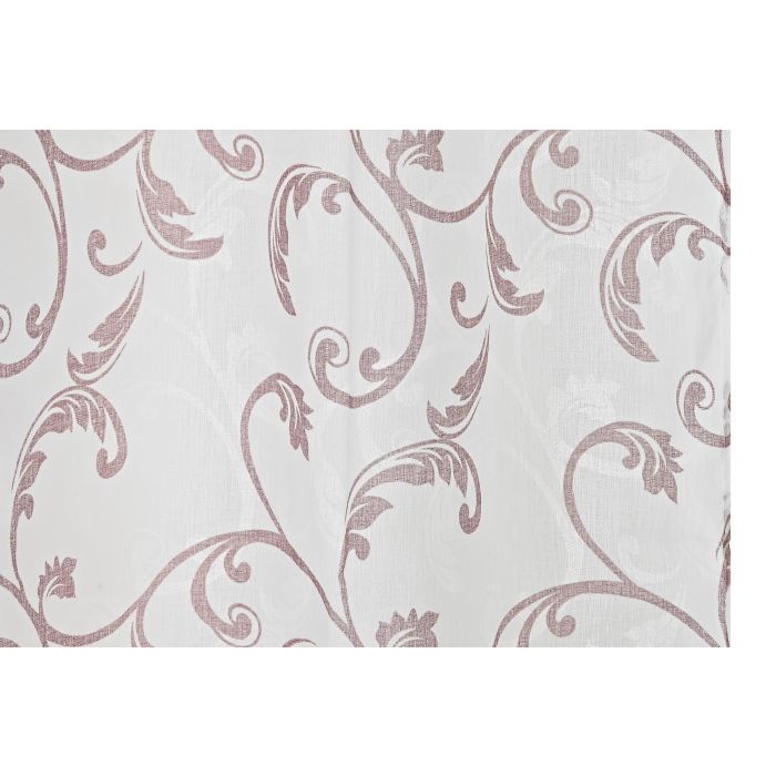 Cortina Alpino DKD Home Decor Rojo Blanco 270 x 140 cm (2 Unidades) 3