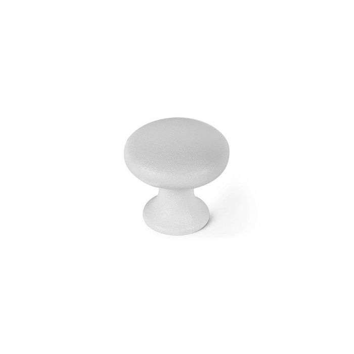 Rei Blister con 4 pomos redondos para mueble en zamak acabado blanco poro mod. 760 Ø25mm Rei Blister con 4 pomos redondos para mueble en zamak acabado blanco poro mod. 760 Ø25mm