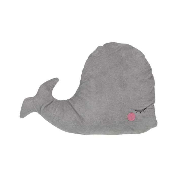 Sujetapuertas Ballena Gris Versa 13x24 cm - Textil 100% poliéster (2 Unidades) 1 Sujetapuertas Ballena Gris Versa 13x24 cm - Textil 100% poliéster (2 Unidades) 1