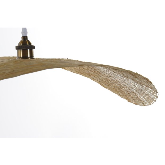 DKD Home Decor Lámpara de Techo Bambú Natural 70 x 70 x 10 cm 2