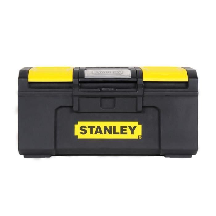 Caja de herramientas vacía de 40 cm STANLEY con apertura de 1 mano 1 Caja de herramientas vacía de 40 cm STANLEY con apertura de 1 mano 1