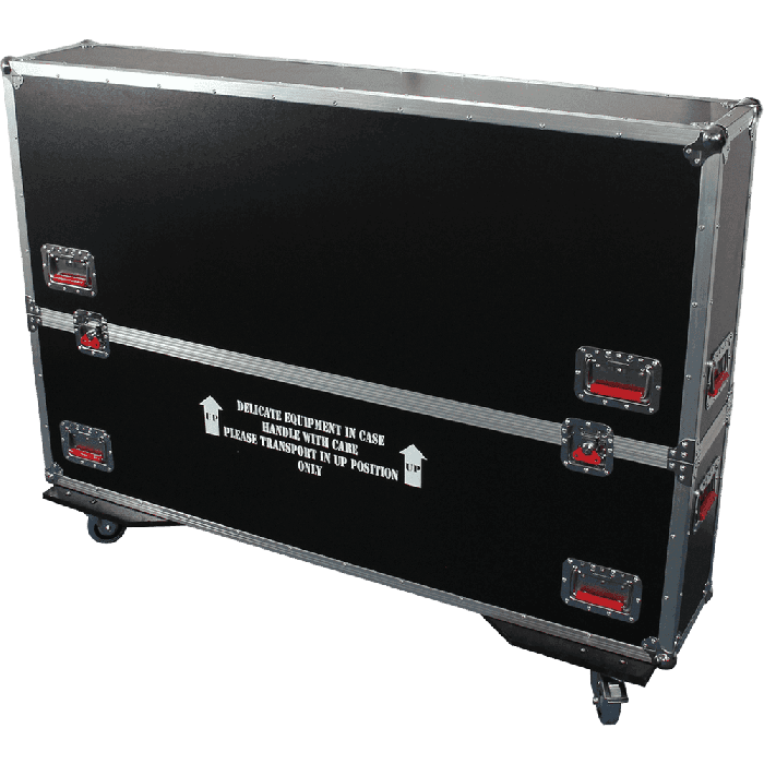 Gator Flightcase Pantalla Lcd De 50-55" Gtour Con Ruedas