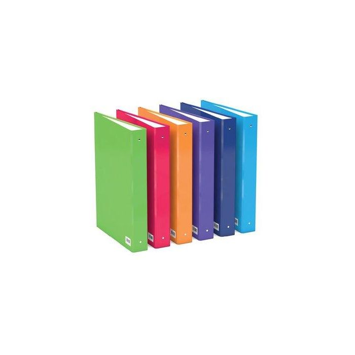 Carpeta De Anillas Carchivo Luz Carton Plastificado Brillo Fº-Xl 4 An. 25Mm Fucsia 4 unidades