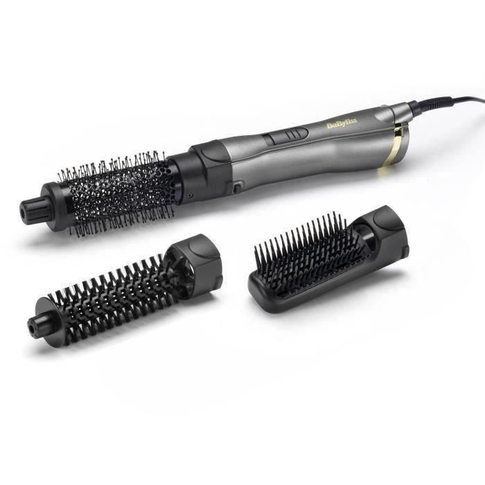 Cepillo soplador Titanium Gold - BABYLISS - AS85TE - 800 W - 2 temperaturas - Aire fresco Cepillo soplador Titanium Gold - BABYLISS - AS85TE - 800 W - 2 temperaturas - Aire fresco