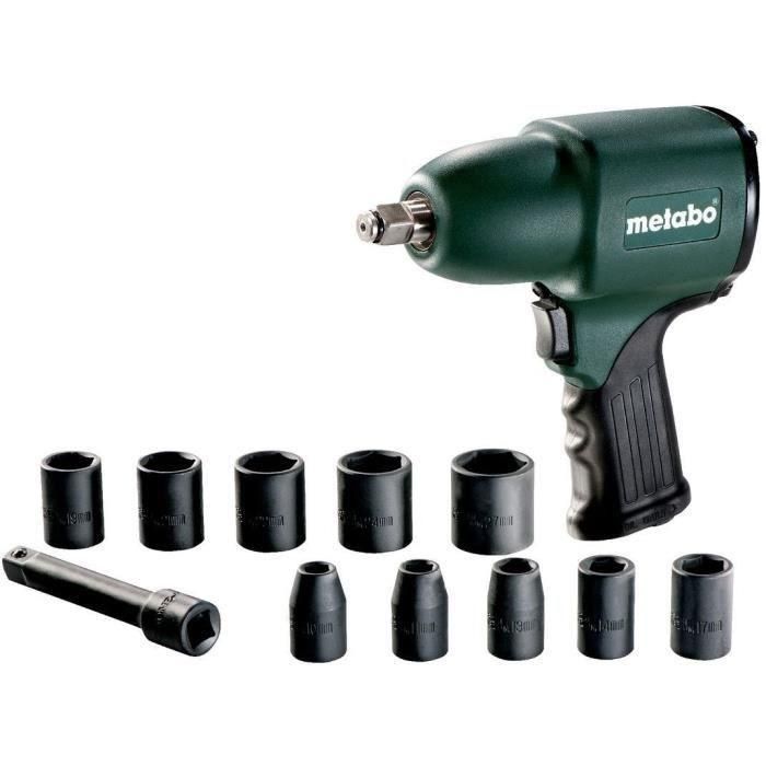 Caja destornillador de impacto de aire comprimido - METABO - DSSW 360 Set 1/2 Caja destornillador de impacto de aire comprimido - METABO - DSSW 360 Set 1/2