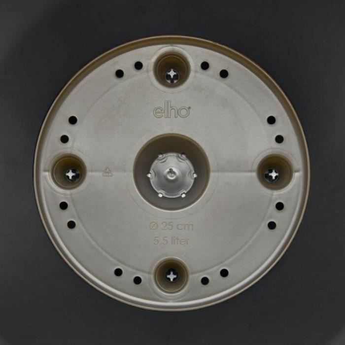 Set de Macetas Elho Gris Plástico Redondo 2 Piezas 7