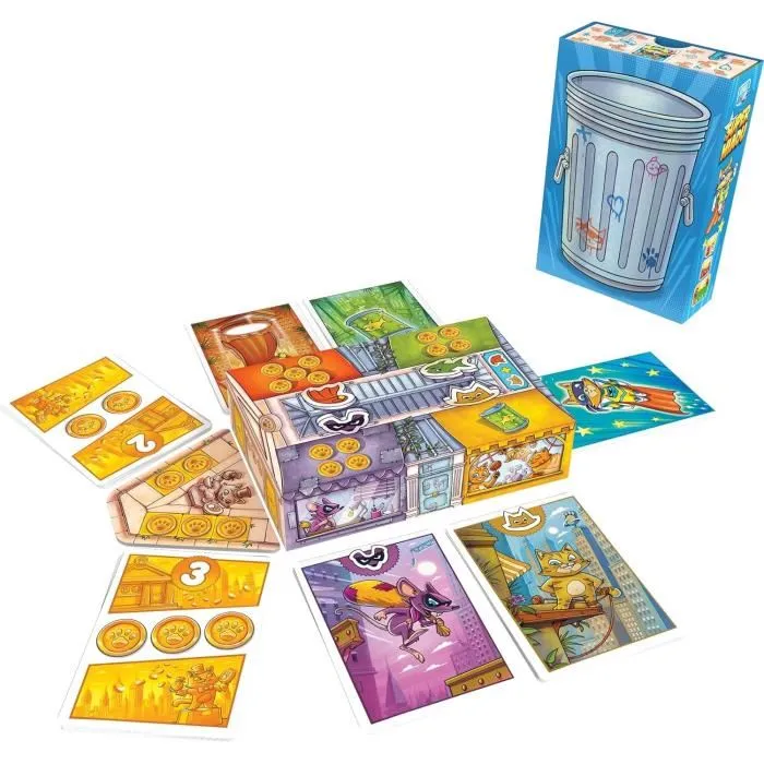 Asmodee Super Maullido - Juego de Cartas en Francés 3