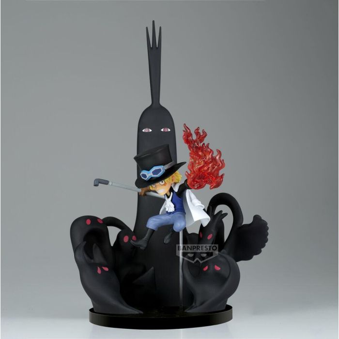 Figura world collectable Sabo &#38; Five Elders One Piece 14cm 1