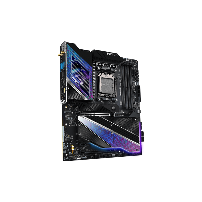 ASRock MK X870E NOVA WiFi Placa Base ATX AMD X870E Socket AM5 DDR5 Wi-Fi 7 90-MXBPX0-A0UAYZ 2