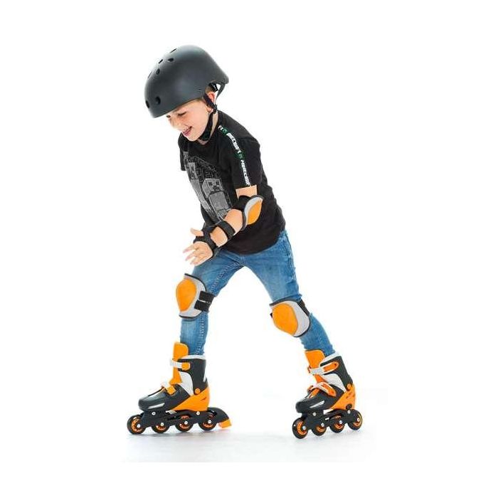 Patines 4 en linea naranja ajustable talla m (35/38) 8 Patines 4 en linea naranja ajustable talla m (35/38) 8