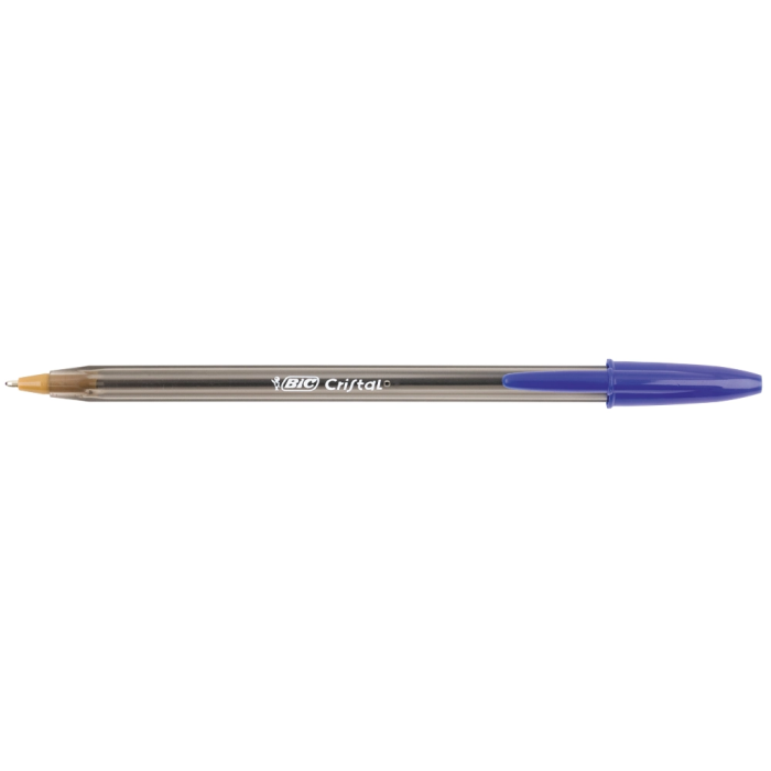 Bic Boligrafo Cristal Original Tinta Azul Unidad Punta 1mm Trazo 0.4mm 1