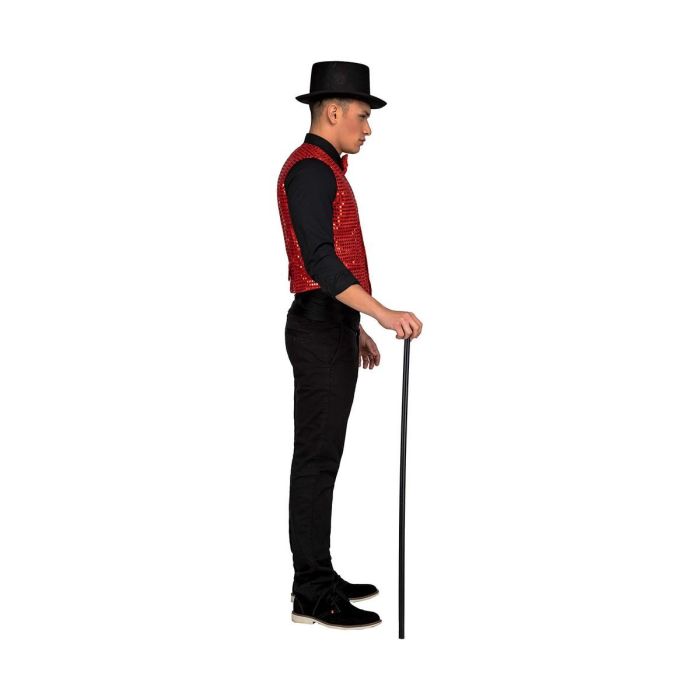 Disfraz chaleco showman rojo talla m-l 4 Disfraz chaleco showman rojo talla m-l 4