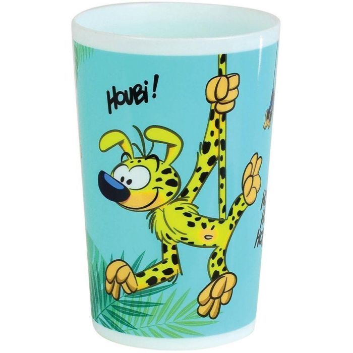 Juego de vajilla - FUN HOUSE - MARSUPILAMI - Vaso de 220 ml, taza de 350 ml, cubiertos, peluche de 18 cm 3