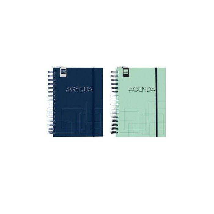 Agenda Escolar (2025-26) Finocam Institut Wire-O Tapa Pp S/V 4º 155X215 Con Goma Surtido Pack De 4