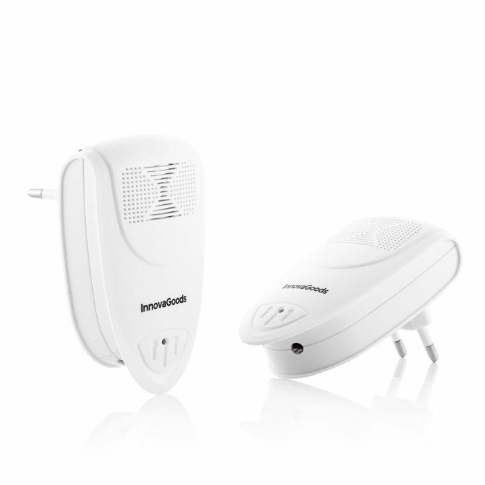 Repelente Ultrasónico de Plagas KL Duo InnovaGoods 2 Unidades 3 Repelente Ultrasónico de Plagas KL Duo InnovaGoods 2 Unidades 3
