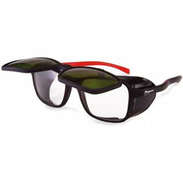 OPTOR 1095 Ø5 Gafas Soldadura Pegaso Duplex con Lentes Graduadas y Suplemento Abatible