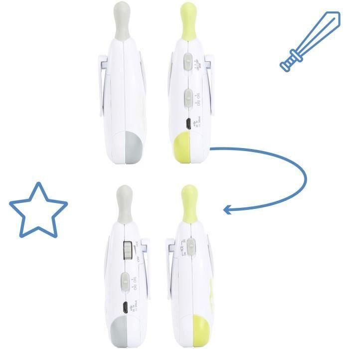 Badabulle Babyphone Online 300m+ - Monitor de Audio para Bebés con 300m de Alcance, Activación por Voz, Alertas Visual/Vibratoria y Luz Nocturna 3 Badabulle Babyphone Online 300m+ - Monitor de Audio para Bebés con 300m de Alcance, Activación por Voz, Alertas Visual/Vibratoria y Luz Nocturna 3