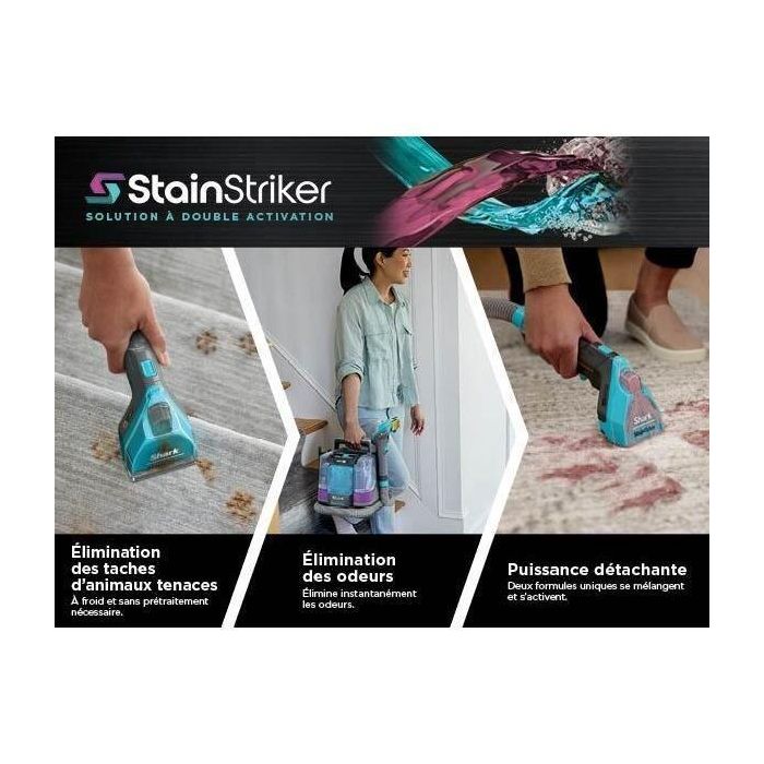 Shark SHA0622356311533 Solución limpiadora para mascotas StainStriker 946 ml / 473 ml Shark SHA0622356311533 Solución limpiadora para mascotas StainStriker 946 ml / 473 ml