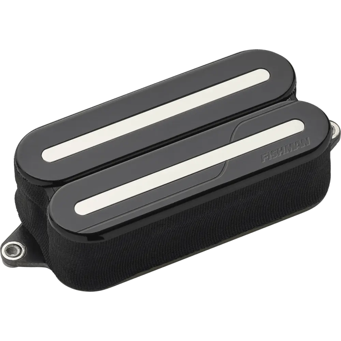 Pastilla Humbucker Fluence Modern Open Core Cerámica Rails - Negra / Nickel Fishman 2
